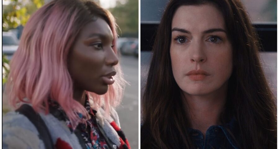 Anne-Hathaway-e-Michaela-Coel-viverão-um-romance-em-Mother-Mary-foto-reprodução-youtube-triller-I-may-destroy-you-e-instagram-annehathaway