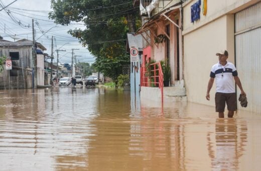 Enchentes em Rio Branco atingem 37 bairros na cidade - Foto: Felipe Freire/ SECOM Acre