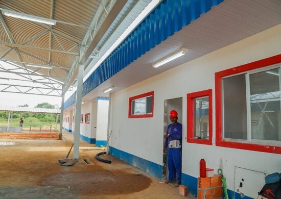 O prazo para a conclusão das obras é de dois anos porém a data pode ser prorrogada uma vez pelo FNDE por mais 24 meses. Foto: Ruan Souza/Semcom