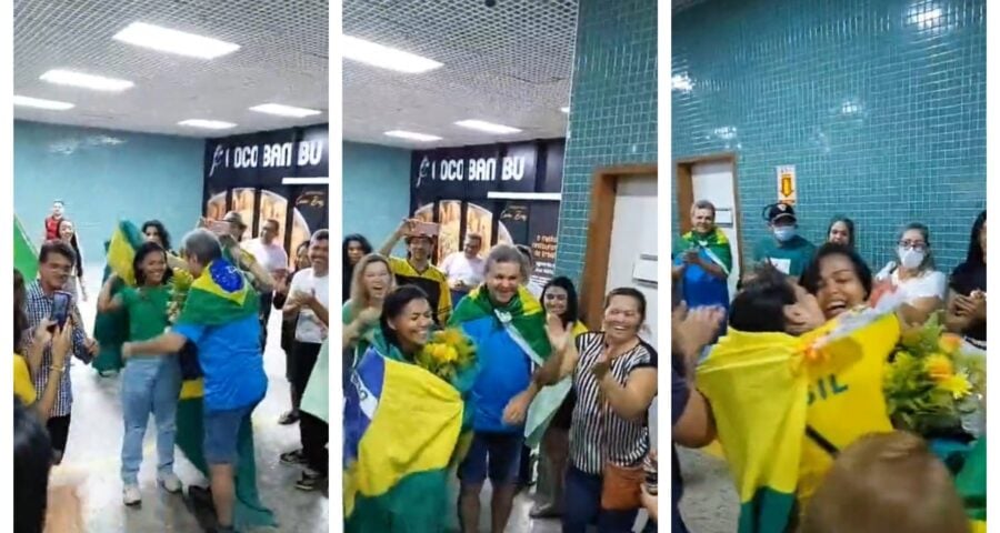 Atos antidemocráticos: amazonense é solta após ficar mais de 60 dias presa em Brasília - Foto: Reprodução/WhatsApp