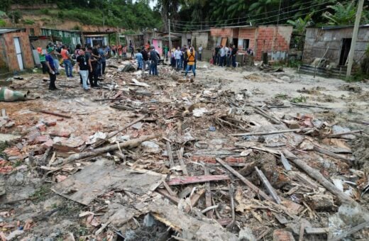 Área da tragédia na Zona Leste de Manaus - Foto: Divulgação/Semcom