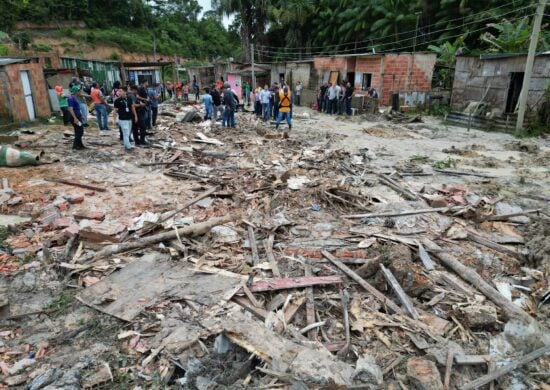 Área da tragédia na Zona Leste de Manaus - Foto: Divulgação/Semcom