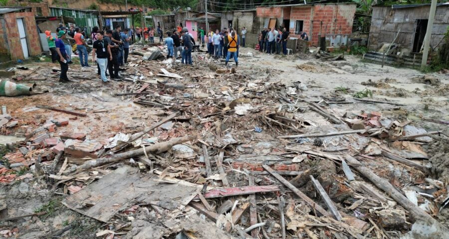 Área da tragédia na Zona Leste de Manaus - Foto: Divulgação/Semcom