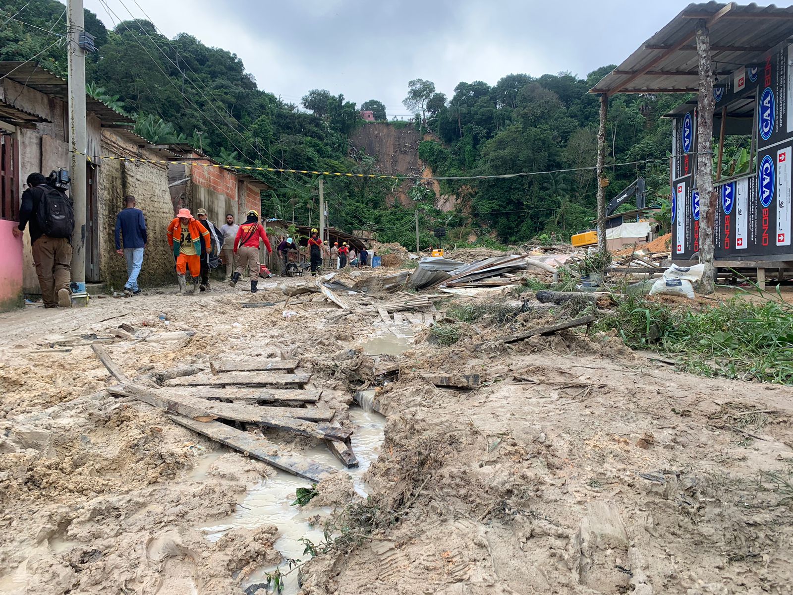 Região onde ocorreu tragédia na Zona Leste de Manaus - Foto: Rebeca Nunes/Grupo Norte de Comunicação