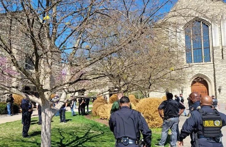 Ataque em escola de Nashville ocorreu na manhã desta segunda (27) - Foto: Reprodução/Twitter @MNPDNashville