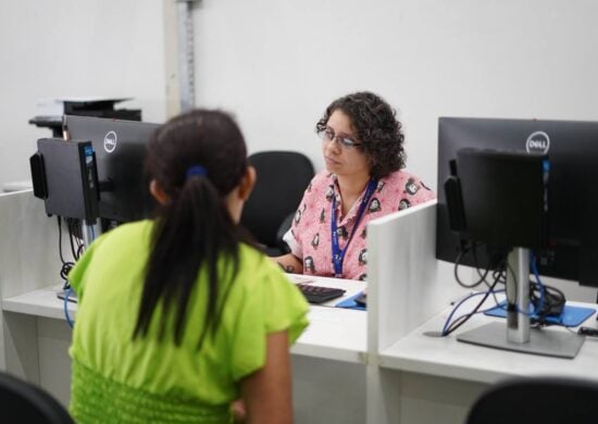 Atendimento no Sine Amazonas para vagas de emprego - Foto: Henrique Miranda/Setemp