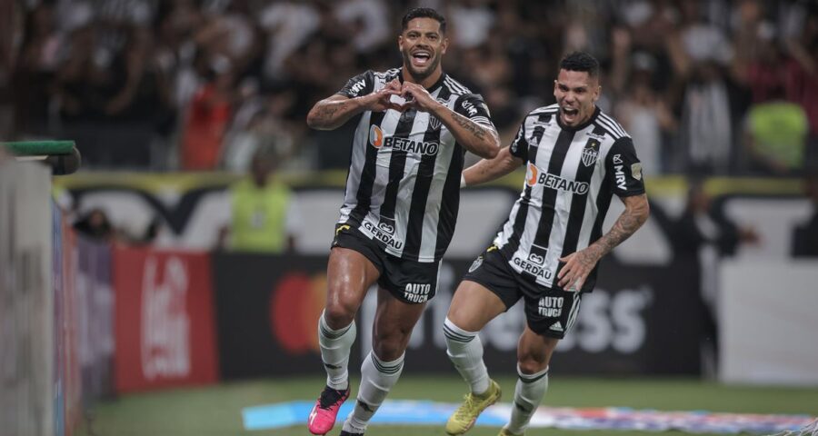 Atlético-MG comemora vitória