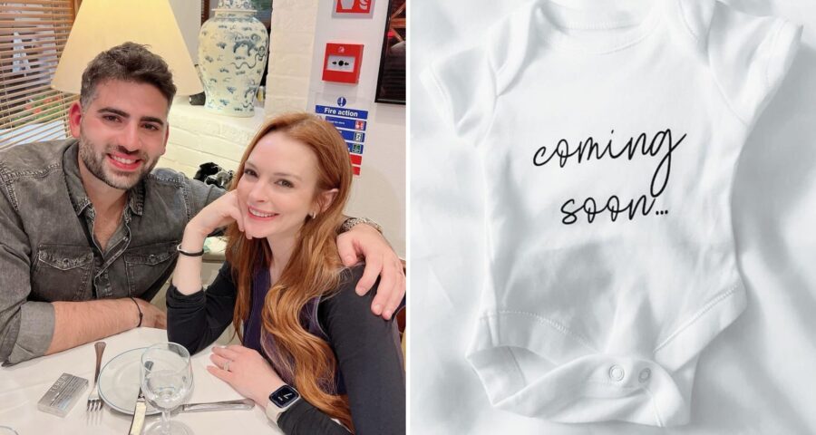 Lindsay Lohan e o esposo Bader Shammas - Foto: Reprodução/Instagram @lindsaylohan