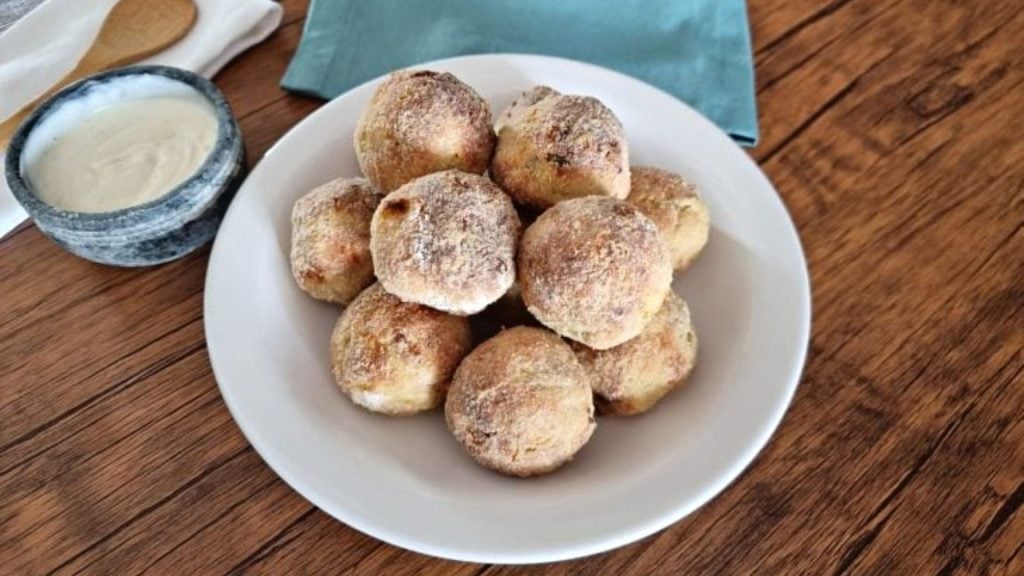 Bolinho de batata-doce com frango - Foto: Reprodução/Receitaria