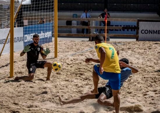 brasil vence urugual Copa América de beach soccer