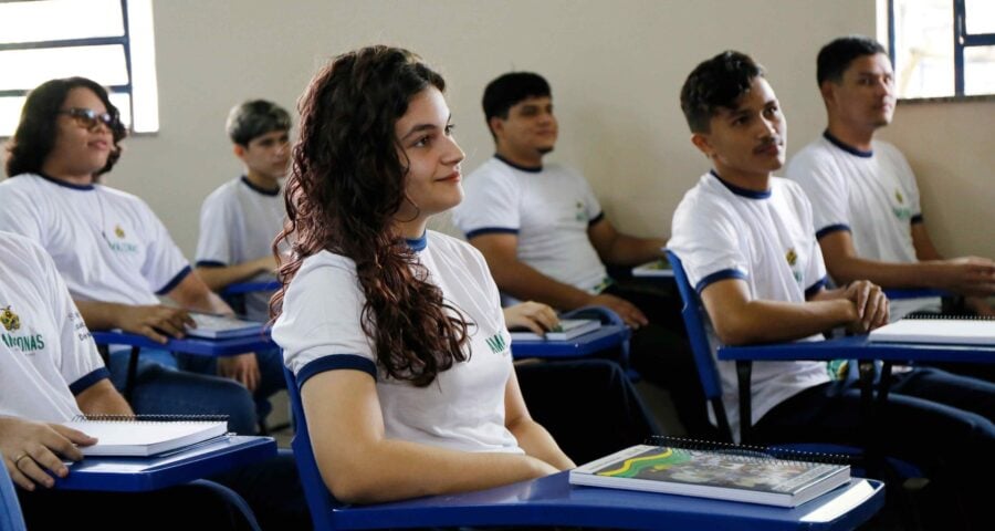 Candidatos para Olimpíada de Matemática são indicados pelas escolas - Foto: Euzivaldo Queiroz/Seduc-AM