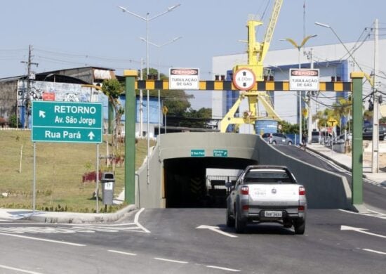 Serviços no complexo viário da Constantino Nery devem durar até 19h - Foto: Divulgaçãi/Semcom