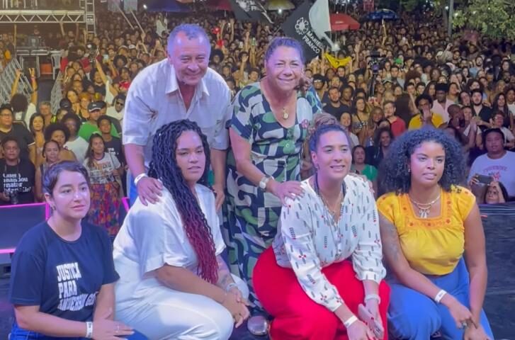 Festival Justiça por Marielle e Anderson contou com a presença de familiares da vereadora e do motorista assassinados - Foto: Reprodução/Instagram @institutomariellefranco