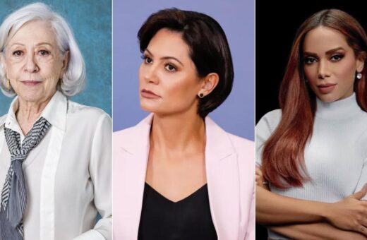 Fernanda Montenegro, Michele Bolsonaro e Anitta estão entre as mulheres mais admiradas do Brasil - Foto: Reprodução/Internet