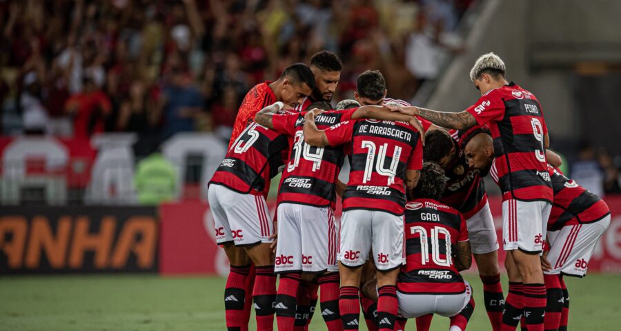 Jogadores descansam por três dias antes de retomarem os preparativos para o primeiro jogo da final, dia 2 de abril - Foto: Paula Reis/Flamengo/divulgação