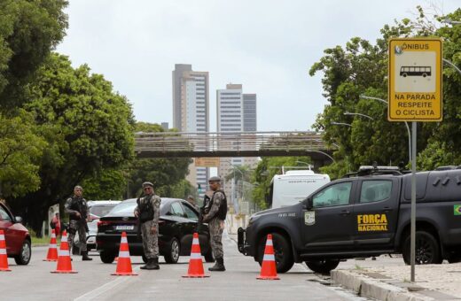 Rio Grande do Norte já conta com atuação de 500 agentes da Força Nacional - Foto: Reprodução/Twitter @flaviodino