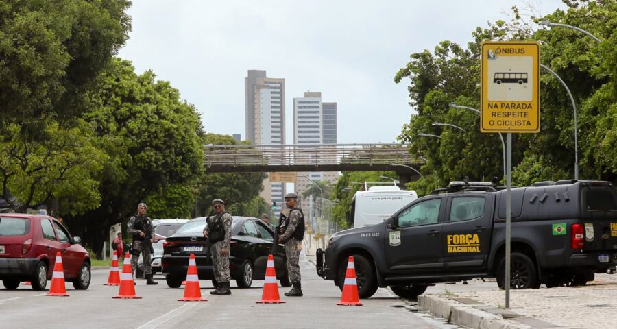 Rio Grande do Norte já conta com atuação de 500 agentes da Força Nacional - Foto: Reprodução/Twitter @flaviodino