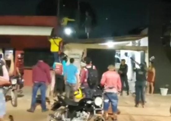 Mototaxistas fizeram mobilização logo após anúncio sobre furto de veículo - Foto: Reprodução/WhatsApp