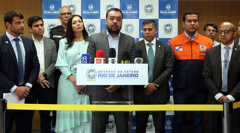 Governador Cláudio Castro anuncia criação de um comitê permanente de segurança escolar - Foto: Rafael Campos/GOVRio/divulgação