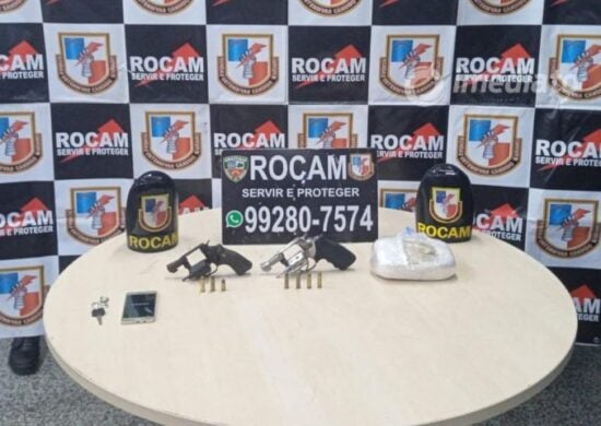 homem preso armas e drogas manaus