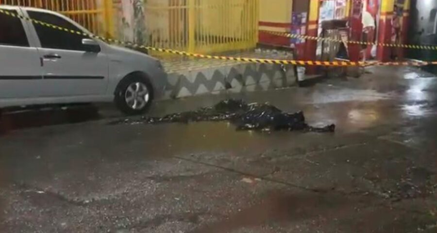 Homem é executado com mais de 10 tiros ao sair de carro de app - Foto: Reprodução/Telegram