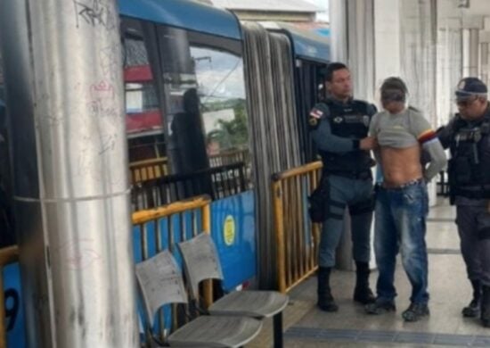 Importunação sexual - Homem foi conduzido para o 1º DIP - Foto: Reprodução/WhatsApp