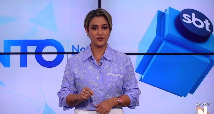 Jornal Notícias Tocantins é apresentado por Mariana Ferreira - Foto: Reprodução/TV Norte Tocantins