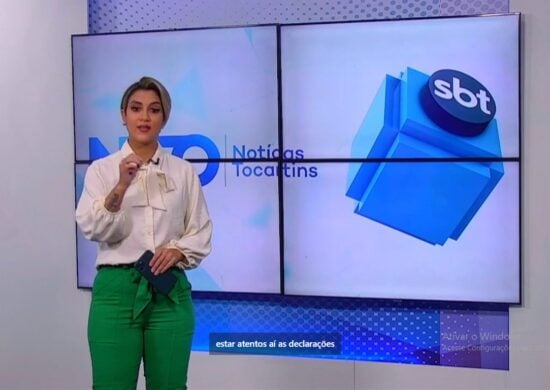 Jornal Notícias Tocantins é apresentado por Mariana Ferreira - Foto: Reprodução/TV Norte Tocantins