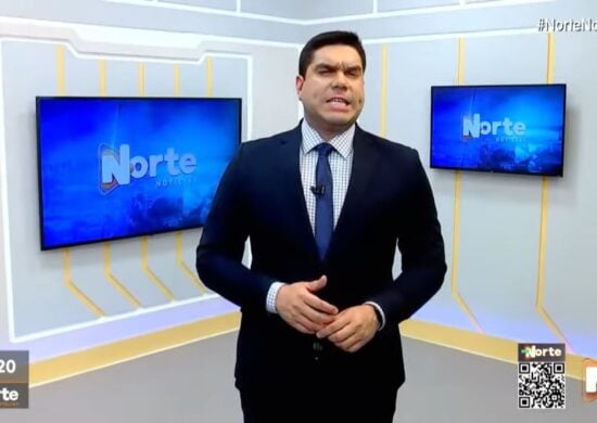 O Norte Notícias foi apresentado por Clayton Pascarelli - Foto: Reprodução/TV Norte Amazonas