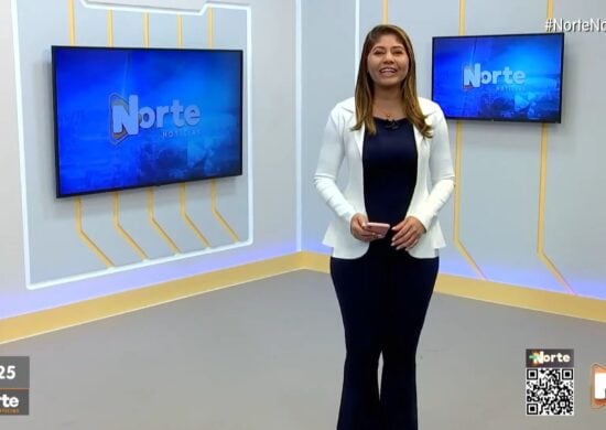 O Norte Notícias é apresentado por Mariana Rocha - Foto: Reprodução/TV Norte Amazonas