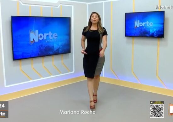 O Norte Notícias é apresentado por Mariana Rocha - Foto: Reprodução/TV Norte Amazonas