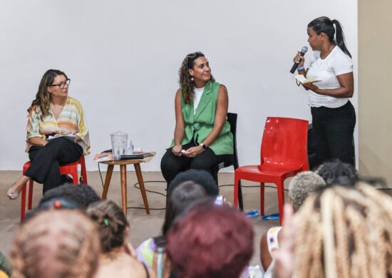 Janja na solenidade de lançamento do programa 'Mulheres de Favela' - Foto: Cláudio Kbene