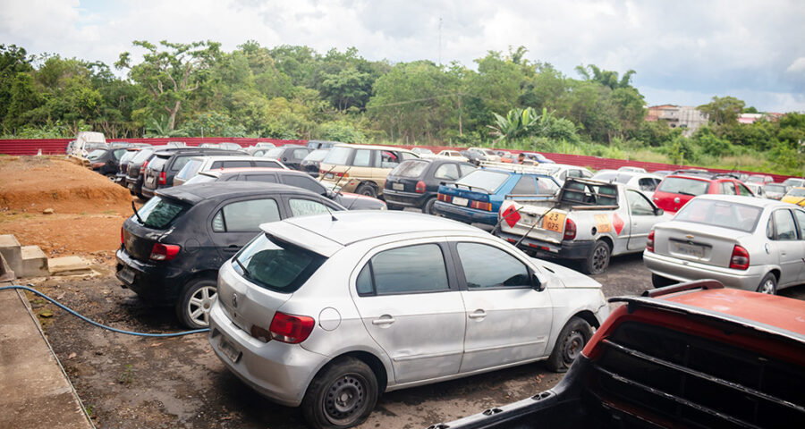 Leilão de veículos contará com 677 unidades disponíveis, entre carros, motos e sucatas - Foto- Isaque Ramos/Detran-AM