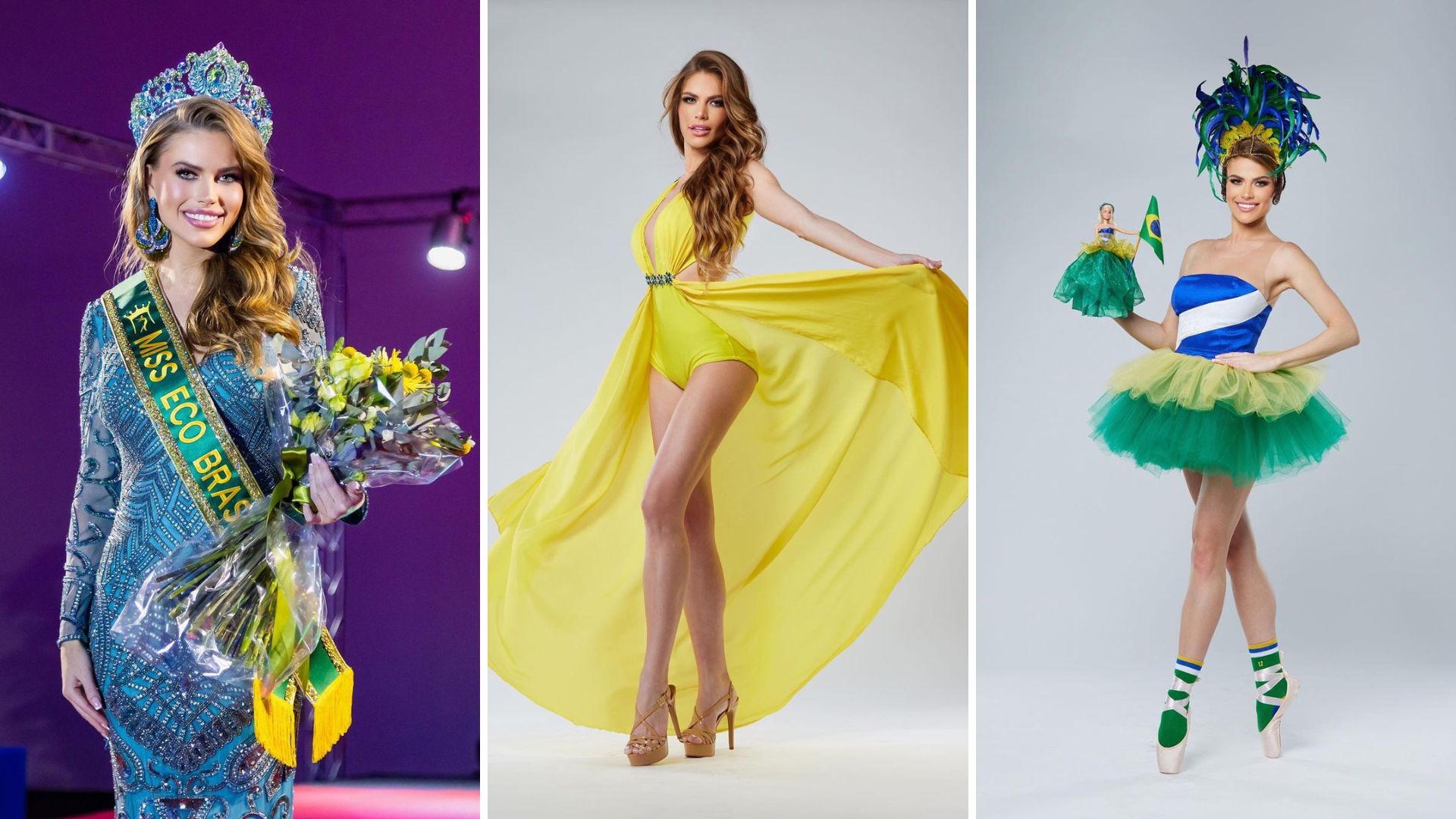 Miss Eco International: universitária com mais de dez títulos defende Brasil no Egito