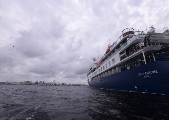 'Ocean Explorers' é um dos novos navios da Temporada de Cruzeiros 2022/2023 - Foto: Tácio Melo/Amazonastur