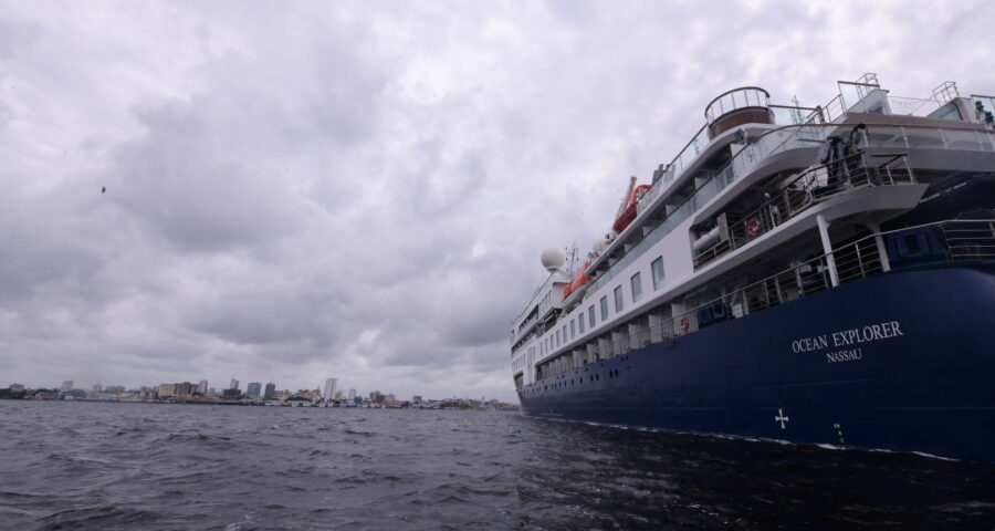 'Ocean Explorers' é um dos novos navios da Temporada de Cruzeiros 2022/2023 - Foto: Tácio Melo/Amazonastur