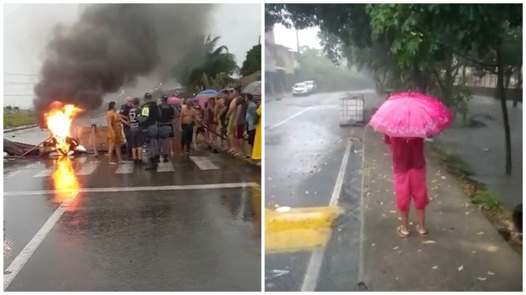 ocorrências de chuvas em Manaus