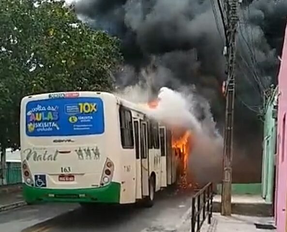 Ataques coordenados em RN são orquestrados por facção criminosa, segundo governo - Foto: Reprodução/WhatsApp