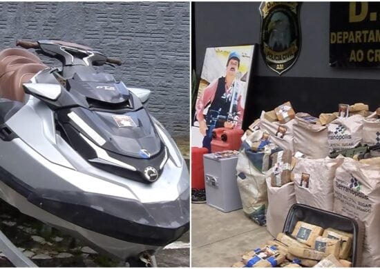 Polícia apreende drogas e jet ski de grupo criminoso no Amazonas