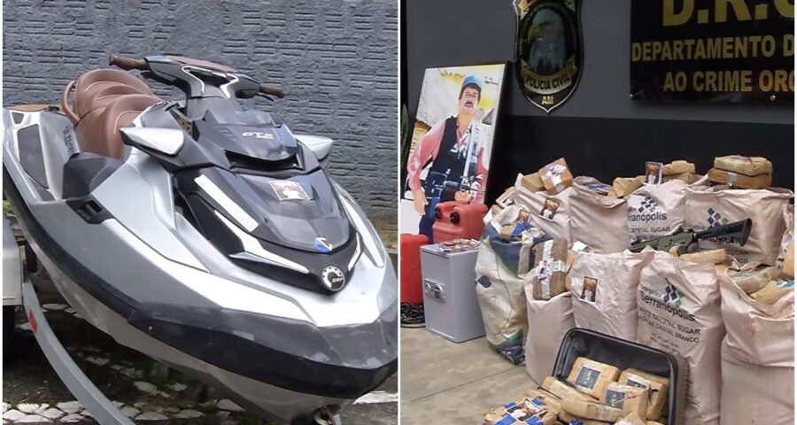 Polícia apreende drogas e jet ski de grupo criminoso no Amazonas