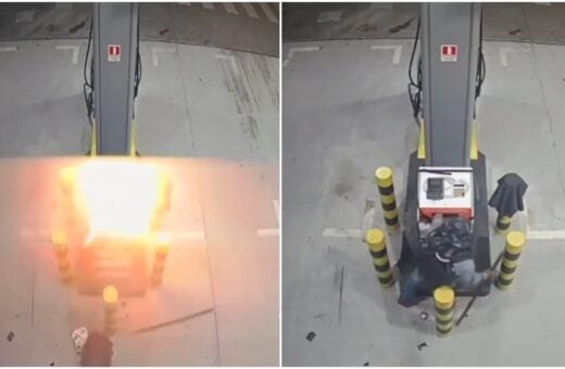 posto de combustivel explode manaus