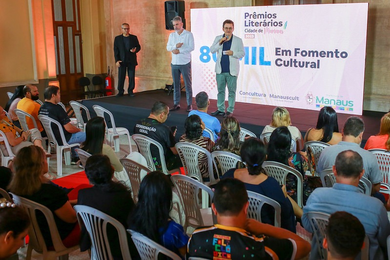 Vencedores dos Prêmios Literários Cidade de Manaus irão receber premiação de R$ 8 mil - Foto: Antônio Pereira/Semcom