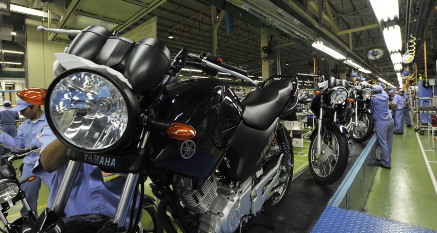 Produção de motos teve o melhor bimestre em 10 anos, segundo Abraciclo - Foto: José Paulo Lacerda/CNI/Direitos Reservados