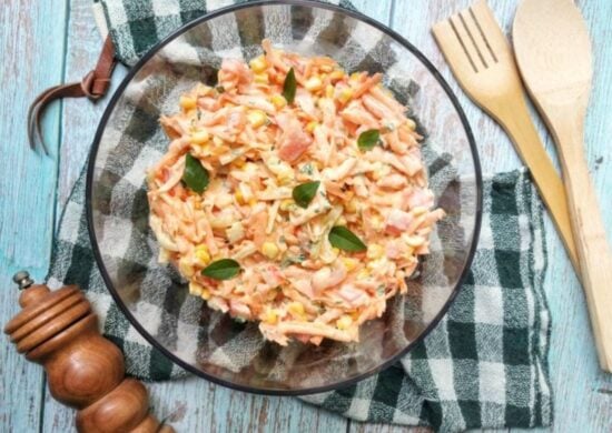 Salada de cenoura cremosa - Foto: Reprodução/Receitaria