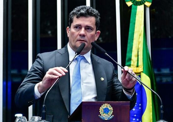 O senador Sergio Moro foi denunciado pelo crime de calúnia, pois disse que ia “comprar um habeas corpus do Gilmar Mendes”. - Foto: Reprodução/Senado Federal