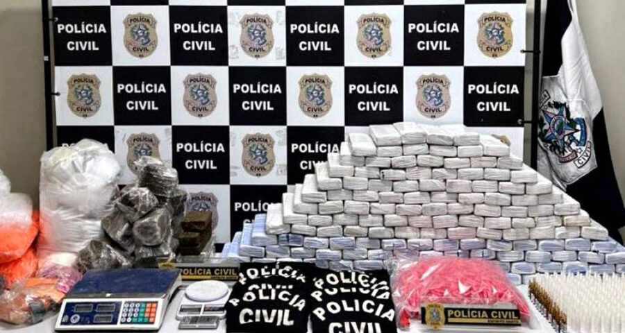 Ampolas de fentanil e outras substâncias apreendidas pela Polícia Civil em 10 de fevereiro - Foto: Divulgação/SESP-ES