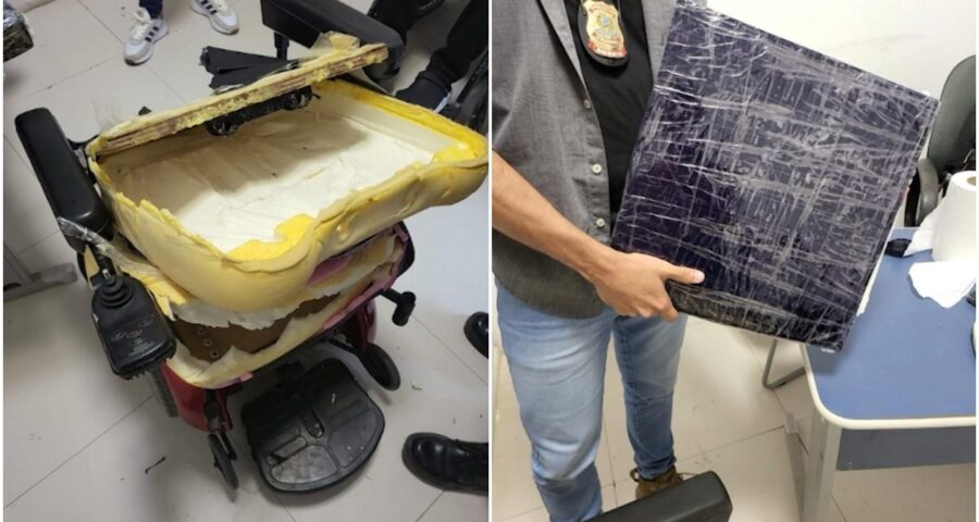 Suspeito esconde drogas em cadeiras de rodas em aeroporto no Amazonas