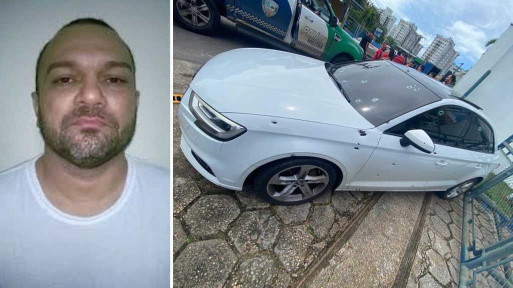 Suspeitos disparam 20 tiros em carro de luxo