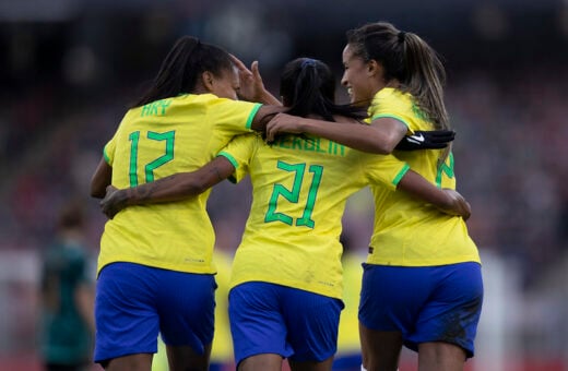 Brasil vence Alemanha por 2 a 0 no no Estádio Max Morlock, em Nuremberg, Alemanha - Foto: Reprodução/Thais Magalhães/CBF