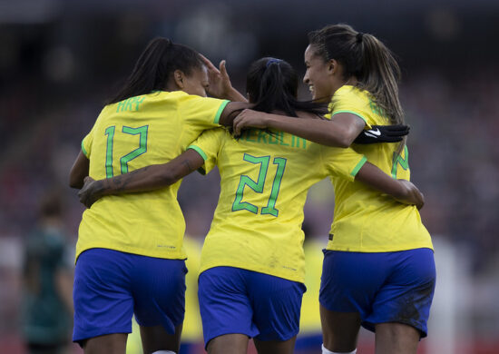 Brasil vence Alemanha por 2 a 0 no no Estádio Max Morlock, em Nuremberg, Alemanha - Foto: Reprodução/Thais Magalhães/CBF